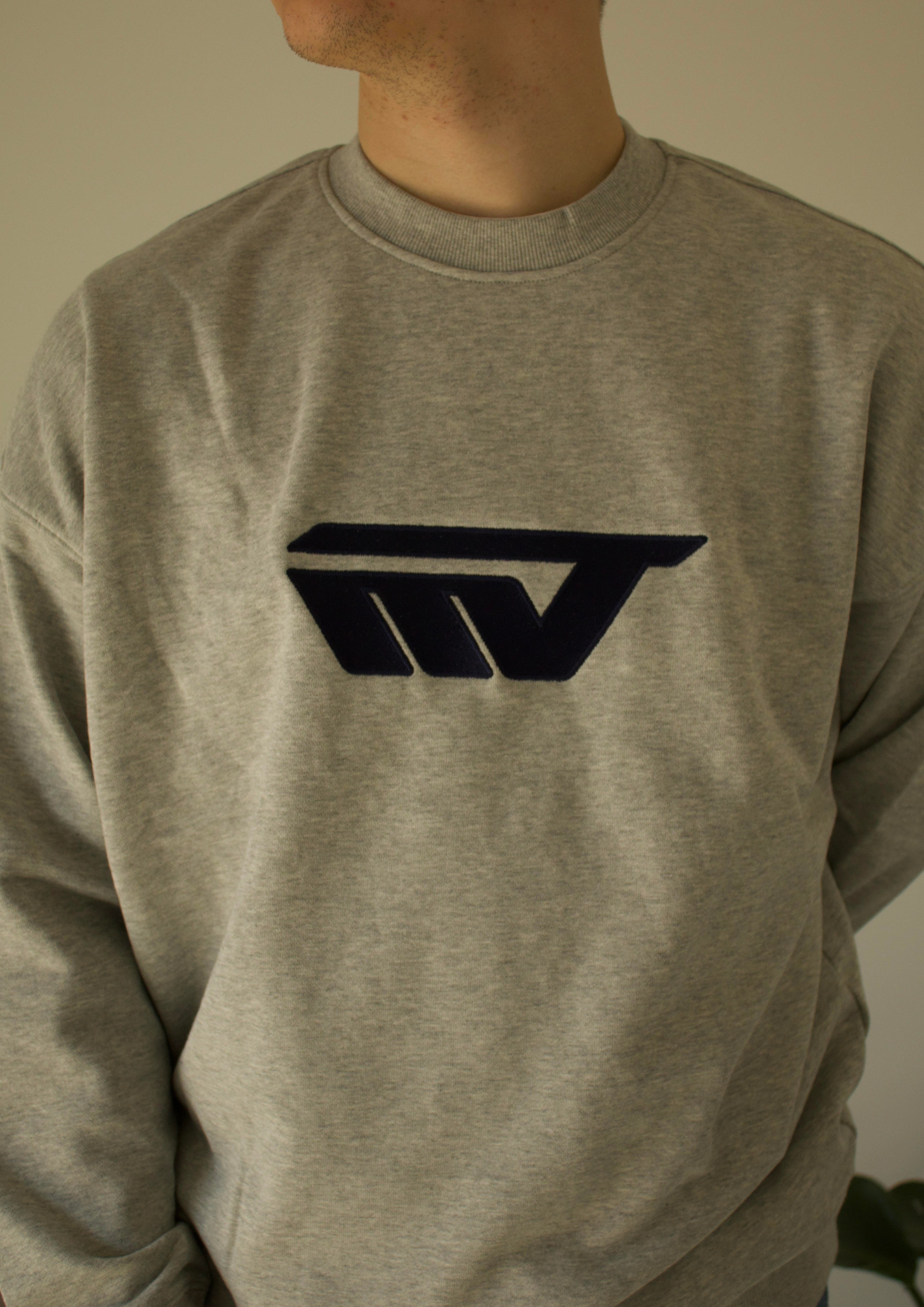 MVT GREY CREWNECK