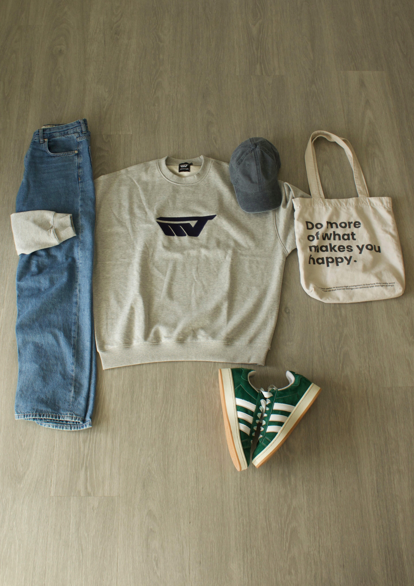 MVT GREY CREWNECK